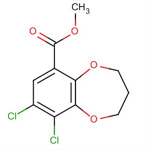 2H-1,5-Benzodioxepin-6-carboxylic acid, 8,9-dichloro-3,4-dihydro-,methyl ester