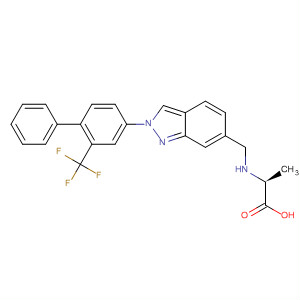 b-Alanine,N-[[2-[2-(trifluoromethyl)[1,1'-biphenyl]-4-yl]-2H-indazol-6-yl]methyl]-