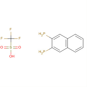 Methanesulfonic acid, trifluoro-, compd. with1,8-naphthalenediylbis[phosphine] (1:1)