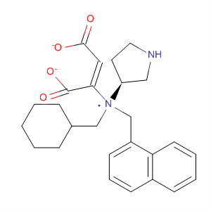 3-Pyrrolidinamine, N-(cyclohexylmethyl)-N-(1-naphthalenylmethyl)-,(3S)-, (2E)-2-butenedioate