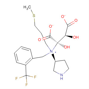 3-Pyrrolidinamine,N-[3-(methylthio)propyl]-N-[[2-(trifluoromethyl)phenyl]methyl]-, (3S)-,(2S,3S)-2,3-dihydroxybutanedioate