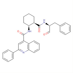 4-Quinolinecarboxamide,N-[(1S,2R)-2-[[[(1S)-1-formyl-2-phenylethyl]amino]carbonyl]cyclohexyl]-2-phenyl-