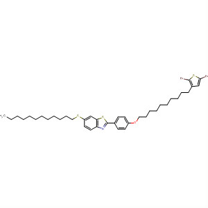 Benzothiazole,2-[4-[[10-(2,5-dibromo-3-thienyl)decyl]oxy]phenyl]-6-(dodecylthio)-