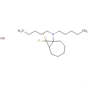 Bicyclo[5.1.0]octan-1-amine, 8,8-difluoro-N,N-dipentyl-, hydrobromide