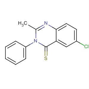 4(3H)-Quinazolinethione, 6-chloro-2-methyl-3-phenyl-
