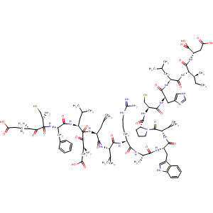 L-Aspartic acid,L-a-glutamyl-L-cysteinyl-L-phenylalanyl-L-a-aspartyl-L-leucyl-L-leucyl-L-valyl-L-arginyl-L-alanyl-L-tryptophyl-L-valyl-L-prolyl-L-cysteinyl-L-histidyl-L-leucyl-L-isoleucyl-