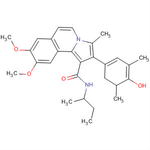Pyrrolo[2,1-a]isoquinoline-1-carboxamide,5,6-dihydro-2-(4-hydroxy-3,5-dimethylphenyl)-8,9-dimethoxy-3-methyl-N-(1-methylpropyl)-