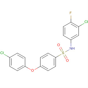Benzenesulfonamide, N-(3-chloro-4-fluorophenyl)-4-(4-chlorophenoxy)-