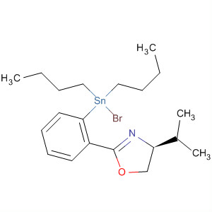Oxazole,2-[2-(bromodibutylstannyl)phenyl]-4,5-dihydro-4-(1-methylethyl)-, (4S)-