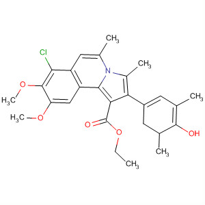 Pyrrolo[2,1-a]isoquinoline-1-carboxylic acid,7-chloro-5,6-dihydro-2-(4-hydroxy-3,5-dimethylphenyl)-8,9-dimethoxy-3,5-dimethyl-, ethyl ester