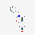 4-[1-(benzylamino)ethylidene]-3-hydroxycyclohexa-2,5-dien-1-one