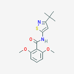 Benzamide, N-[3-(1,1-dimethylethyl)-5-isothiazolyl]-2,6-dimethoxy-
