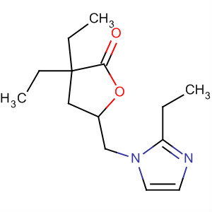 2(3H)-Furanone, 3,3-diethyl-5-[(2-ethyl-1H-imidazol-1-yl)methyl]dihydro-