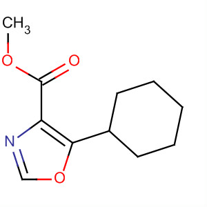 4-Oxazolecarboxylic acid, 5-cyclohexyl-, methyl ester