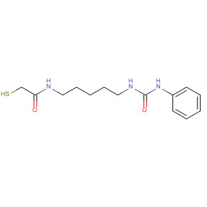 Acetamide, 2-mercapto-N-[5-[[(phenylamino)carbonyl]amino]pentyl]-