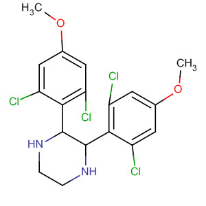 Piperazine, 2,3-bis(2,6-dichloro-4-methoxyphenyl)-