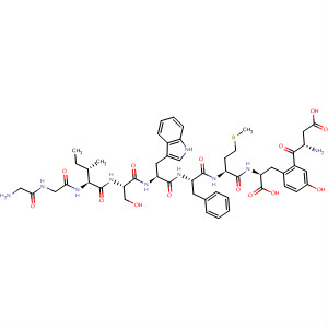 L-Tyrosine,glycylglycyl-L-isoleucyl-L-seryl-L-tryptophyl-L-phenylalanyl-L-methionyl-L-a-aspartyl-