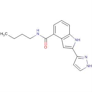 1H-Indole-4-carboxamide, N-butyl-2-(1H-pyrazol-3-yl)-