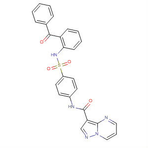 Pyrazolo[1,5-a]pyrimidine-3-carboxamide,N-[4-[[(2-benzoylphenyl)amino]sulfonyl]phenyl]-
