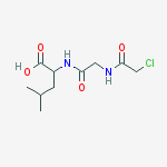 N-(chloroacetyl)glycylleucine