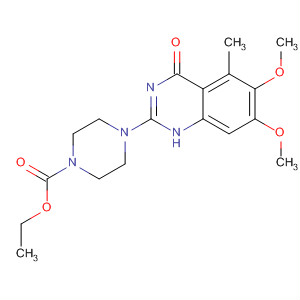 1-Piperazinecarboxylic acid,4-(1,4-dihydro-6,7-dimethoxy-5-methyl-4-oxo-2-quinazolinyl)-, ethylester