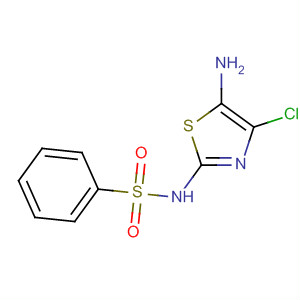 Benzenesulfonamide, N-(5-amino-4-chloro-2-thiazolyl)-