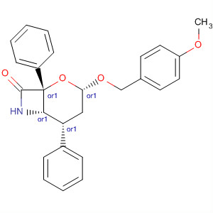 2-Oxa-7-azabicyclo[4.2.0]octan-8-one,3-[(4-methoxyphenyl)methoxy]-1,5-diphenyl-, (1R,3S,5R,6S)-rel-