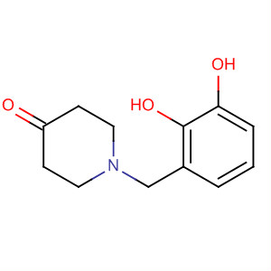 4-Piperidinone, 1-[(2,3-dihydroxyphenyl)methyl]-