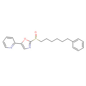 Pyridine, 2-[2-[(6-phenylhexyl)sulfinyl]-5-oxazolyl]-