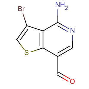 Thieno[3,2-c]pyridine-7-carboxaldehyde, 4-amino-3-bromo-