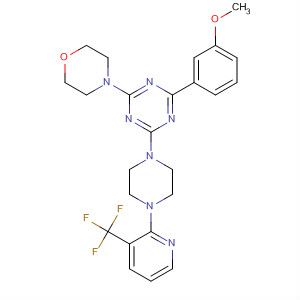 1,3,5-Triazine,2-(3-methoxyphenyl)-4-(4-morpholinyl)-6-[4-[3-(trifluoromethyl)-2-pyridinyl]-1-piperazinyl]-