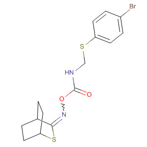 2-Thiabicyclo[2.2.2]octan-3-one,O-[[[(4-bromophenyl)thio]methylamino]carbonyl]oxime