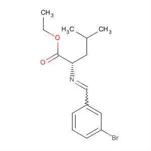 L-Leucine, N-[(3-bromophenyl)methylene]-, ethyl ester
