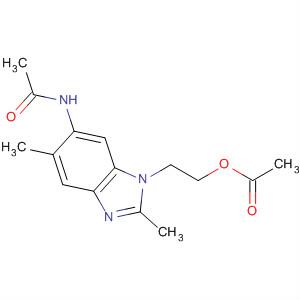 Acetamide,N-[1-[2-(acetyloxy)ethyl]-2,5-dimethyl-1H-benzimidazol-6-yl]-
