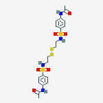 N,N'-[disulfanediylbis(ethane-2,1-diylsulfamoylbenzene-4,1-diyl)]diacetamide