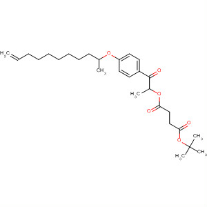 Butanedioic acid, 1,1-dimethylethyl1-methyl-2-oxo-2-[4-(10-undecenyloxy)phenyl]ethyl ester