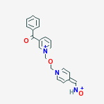 1-[({4-[(oxoammonio)methylidene]pyridin-1(4H)-yl}methoxy)methyl]-3-(phenylcarbonyl)pyridinium