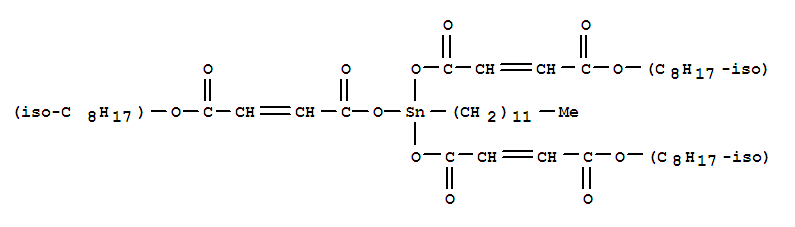 triisooctyl 4,4,4-[(dodecylstannylidyne)tris(oxy)]tris[4-oxoisocrotonate]