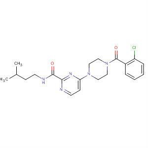 3-Pyridazinecarboxamide,6-[4-(2-chlorobenzoyl)-1-piperazinyl]-N-(3-methylbutyl)-