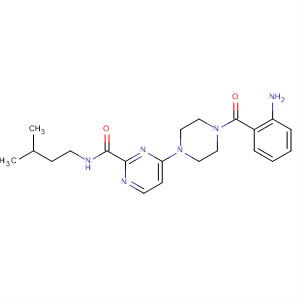 3-Pyridazinecarboxamide,6-[4-(2-aminobenzoyl)-1-piperazinyl]-N-(3-methylbutyl)-