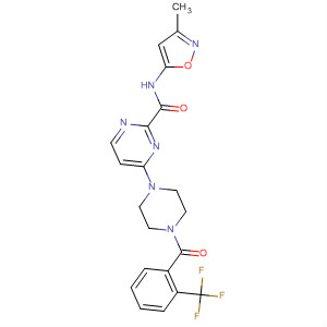 3-Pyridazinecarboxamide,N-(3-methyl-5-isoxazolyl)-6-[4-[2-(trifluoromethyl)benzoyl]-1-piperazinyl]-