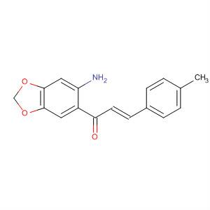 2-Propen-1-one, 1-(6-amino-1,3-benzodioxol-5-yl)-3-(4-methylphenyl)-,(2E)-