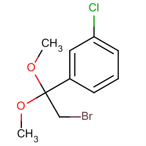 Benzene, 1-(2-bromo-1,1-dimethoxyethyl)-3-chloro-