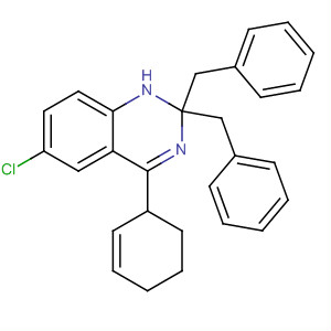 Quinazoline,6-chloro-1,2,3,4-tetrahydro-4-phenyl-2,2-bis(phenylmethyl)-