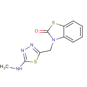 2(3H)-Benzothiazolone,3-[[5-(methylamino)-1,3,4-thiadiazol-2-yl]methyl]-