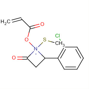 2-Propenoic acid, 2-(2-chlorophenyl)-1-(methylthio)-4-oxo-3-azetidinylester