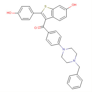 Methanone,[6-hydroxy-2-(4-hydroxyphenyl)benzo[b]thien-3-yl][4-[4-(phenylmethyl)-1-piperazinyl]phenyl]-