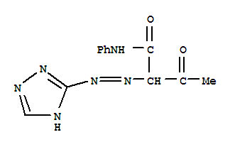 3-oxo-N-phenyl-2-(1H-1,2,4-triazol-3-ylazo)butyramide