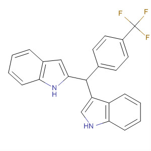 1H-Indole, 2-[1H-indol-3-yl[4-(trifluoromethyl)phenyl]methyl]-