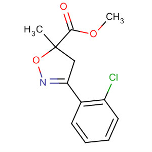 5-Isoxazolecarboxylic acid, 3-(2-chlorophenyl)-4,5-dihydro-5-methyl-,methyl ester